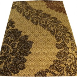 Синтетичний килим Elegant Luxe 0607 black-ivory  - Висока якість за найкращою ціною в Україні